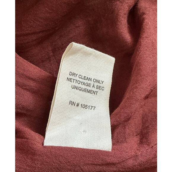 Ulla Johnson Martine Dress In Syrah Shibori Hand-Tied Cotton Mini Size 2 - Picture 13 of 13